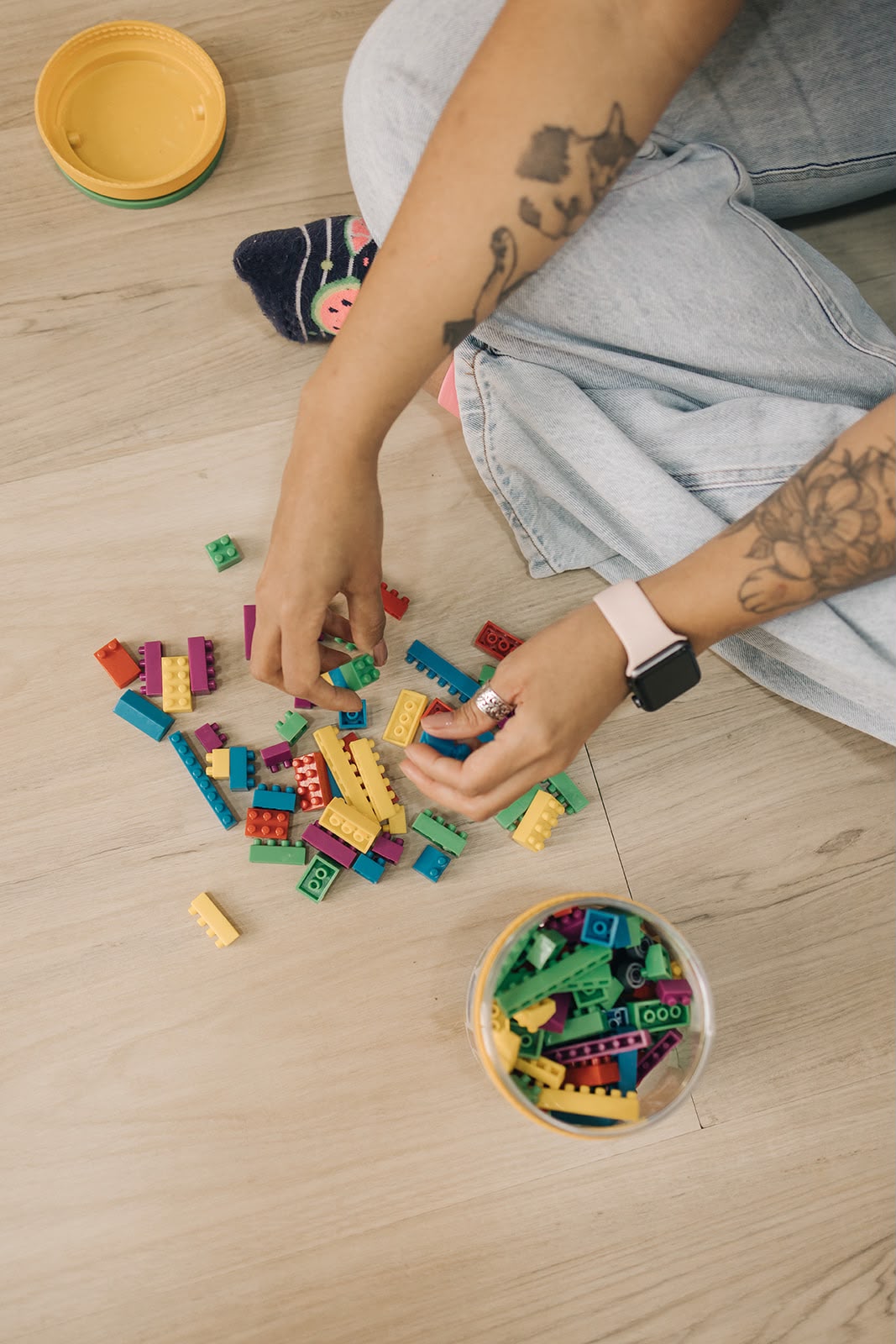 Detalhes dos brinquedos utilizados nas atividades